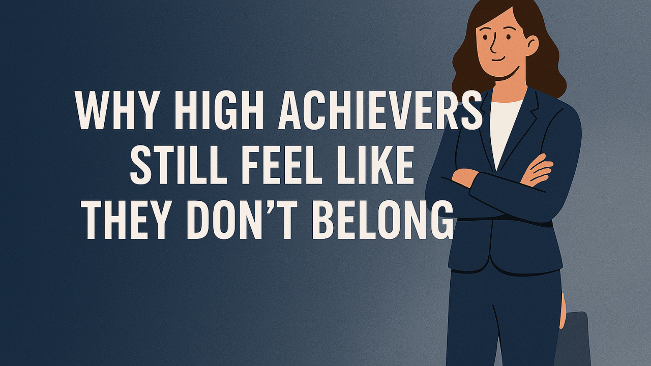Why High Achievers Still Feel Like They Don’t Belong